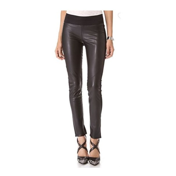 PAIGE Pants - PAIGE Paloma Vegan Leather Leggings Black XS
